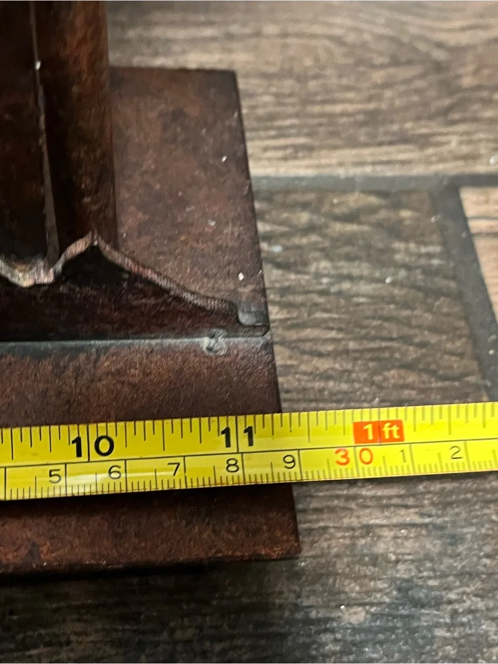 Rustic Metal Nativity Candle Holder - Brown